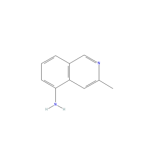 Chemical structure of 3-Methylisoquinolin-5-amine