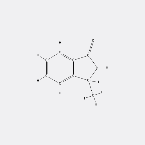 Chemical structure of 3-Methylisoindolin-1-one