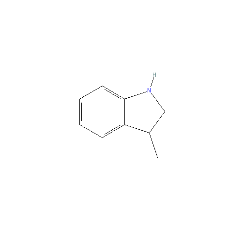 Chemical structure of 3-Methylindoline hydrochloride