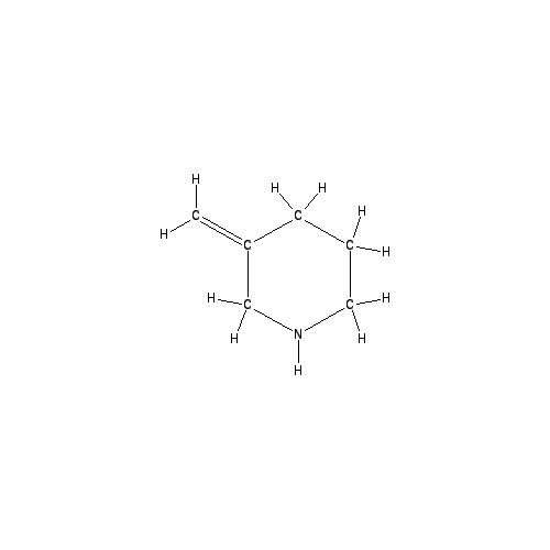 Chemical structure of 3-Methylidenepiperidine hydrochloride