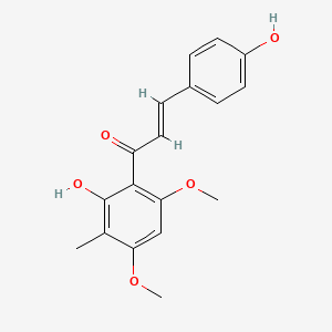 Chemical structure of 3'-Methylflavokawin