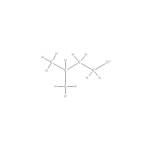 Chemical structure of 3-Methylbutylzinc broMide