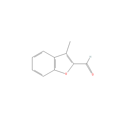 Chemical structure of 3-Methylbenzofuran-2-carbaldehyde