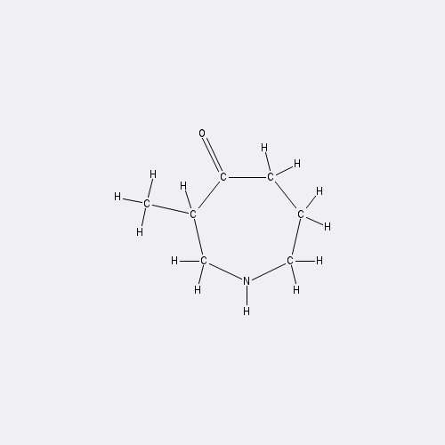 Chemical structure of 3-Methylazepan-4-one hydrochloride