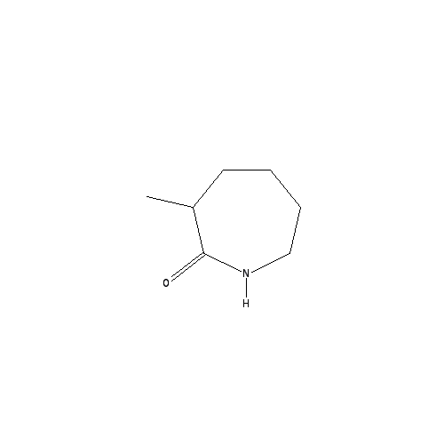 Chemical structure of 3-Methylcaprolactam