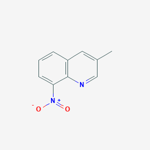 Chemical structure of 3-Methyl-8-nitroquinoline