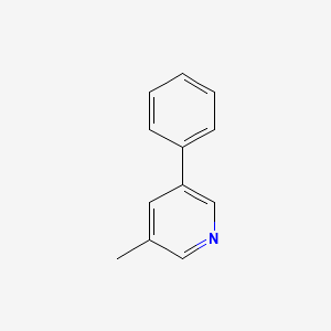 Chemical structure of 3-Methyl-5-phenylpyridine