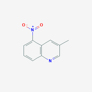 Chemical structure of 3-Methyl-5-nitroquinoline