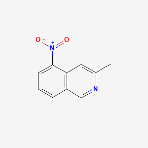 Chemical structure of 3-Methyl-5-nitroisoquinoline