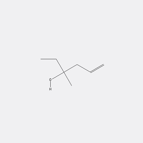 Chemical structure of 3-Methyl-5-hexen-3-ol