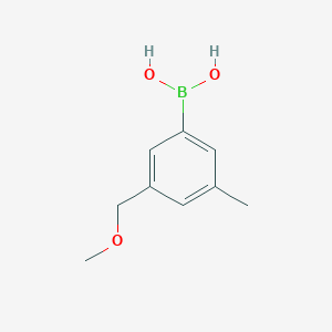 Chemical structure of 3-Methyl-5-(methoxymethyl)phenylboronic acid