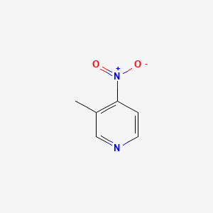 Chemical structure of 3-Methyl-4-Nitropyridine