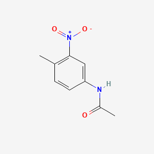 Chemical structure of N-(4-Methyl-3-nitrophenyl)acetamide