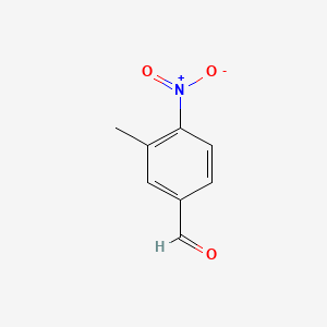 Chemical structure of 3-methyl-4-nitrobenzaldehyde