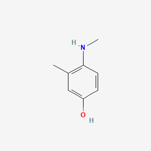 Chemical structure of 3-Methyl-4-(methylamino)phenol