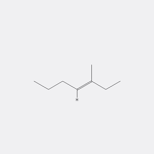 Chemical structure of 3-Methylhept-3-ene