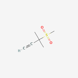 Chemical structure of 3-Methanesulfonyl-3-methylbut-1-yne