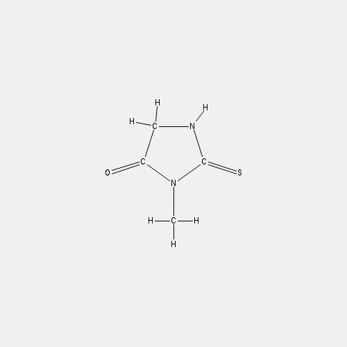 Chemical structure of Methylthiohydantoin