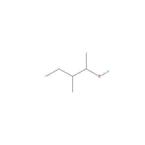 Chemical structure of 3-Methylpentan-2-ol