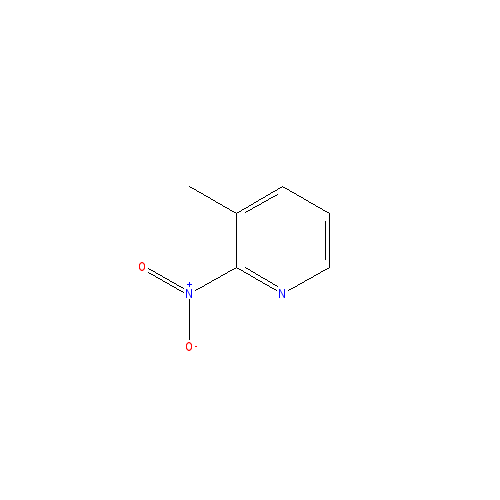 Chemical structure of 3-Methyl-2-nitropyridine