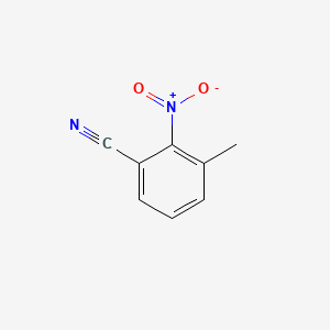 Chemical structure of 3-Methyl-2-nitrobenzonitrile