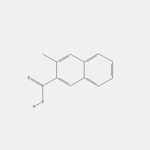 Chemical structure of 3-Methyl-2-naphthoic acid