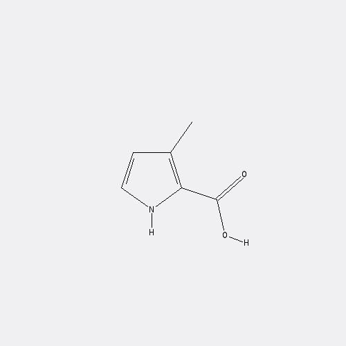 Chemical structure of 3-Methyl-1H-pyrrole-2-carboxylic acid
