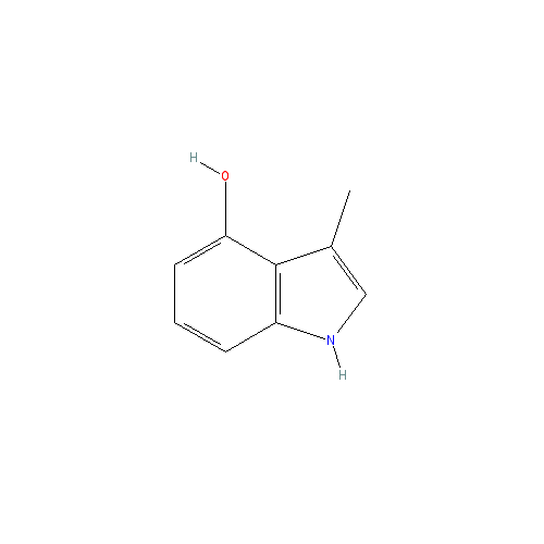 Chemical structure of 3-Methyl-1H-indol-4-ol