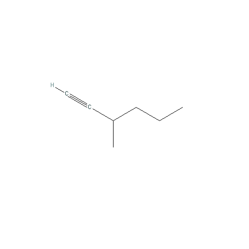 Chemical structure of 3-METHYL-1-HEXYNE