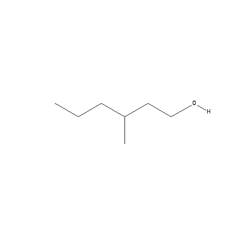 Chemical structure of 3-Methyl-1-hexanol