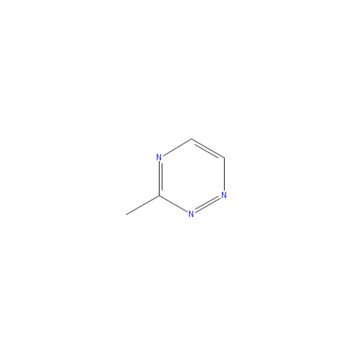 Chemical structure of 3-Methyl-1,2,4-triazine