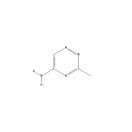 Chemical structure of 3-Methyl-1,2,4-triazin-5-amine