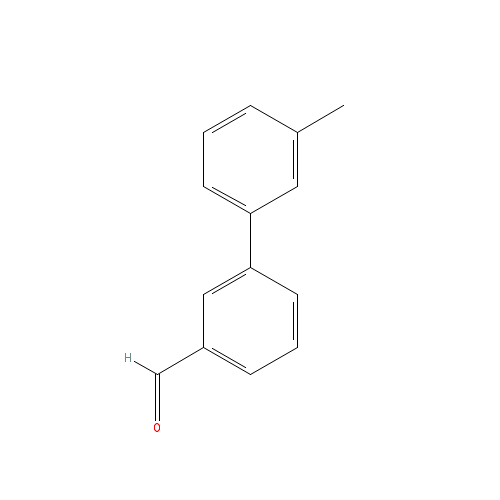 Chemical structure of 3-(3-Methylphenyl)benzaldehyde