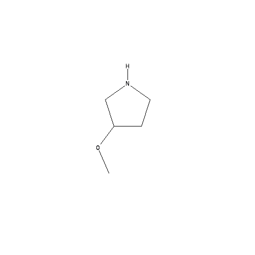 Chemical structure of 3-Methoxypyrrolidine