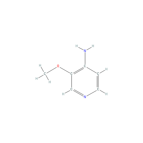 Chemical structure of 3-methoxypyridin-4-amine