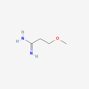 Chemical structure of 3-Methoxypropanimidamide