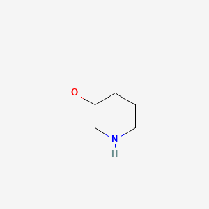 Chemical structure of 3-Methoxypiperidine