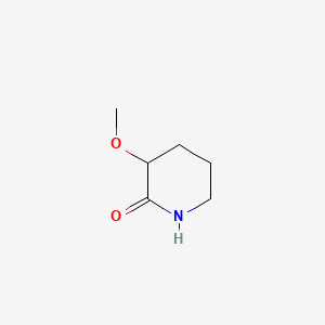 Chemical structure of 3-Methoxypiperidin-2-one