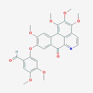 Chemical structure of 3-Methoxyoxohernandaline