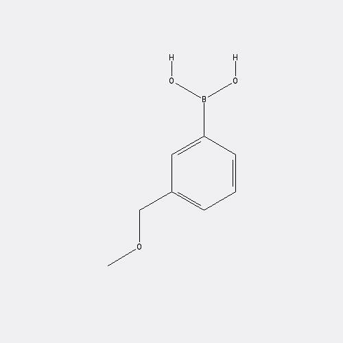 Chemical structure of 3-Methoxymethylphenylboronic acid