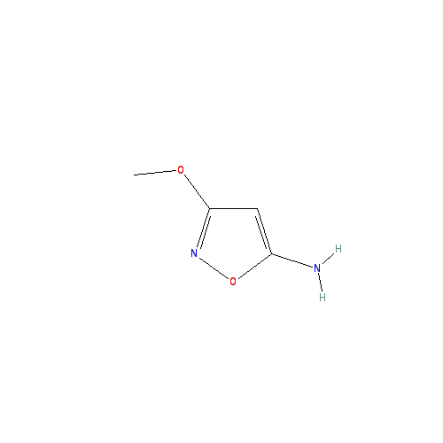 Chemical structure of 3-Methoxyisoxazol-5-amine