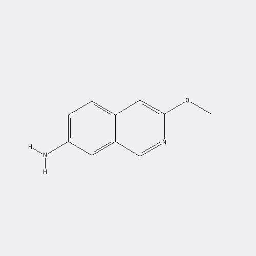 Chemical structure of 3-Methoxyisoquinolin-7-amine