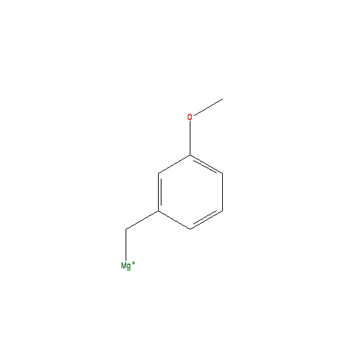 Chemical structure of 3-Methoxybenzylmagnesium chloride