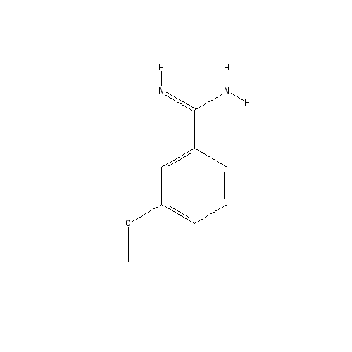 Chemical structure of 3-Methoxy-benzamidine