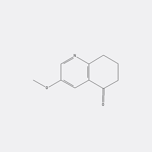 Chemical structure of 3-Methoxy-7,8-dihydroquinolin-5(6H)-one