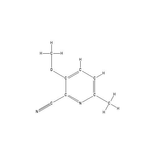 Chemical structure of 3-Methoxy-6-methylpicolinonitrile