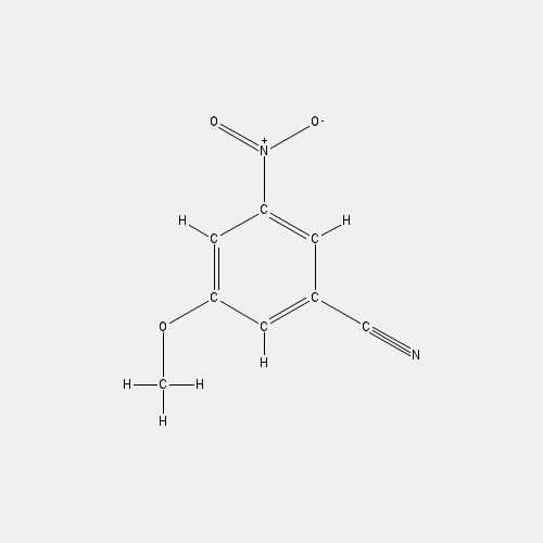 Chemical structure of 3-Methoxy-5-Nitrobenzonitrile