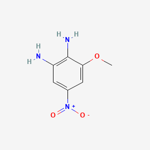 Chemical structure of 2-Amino-3-methoxy-5-nitroaniline