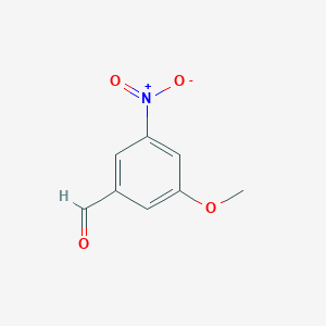 Chemical structure of 3-Methoxy-5-nitrobenzaldehyde