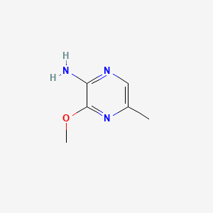Chemical structure of 3-Methoxy-5-methylpyrazin-2-amine
